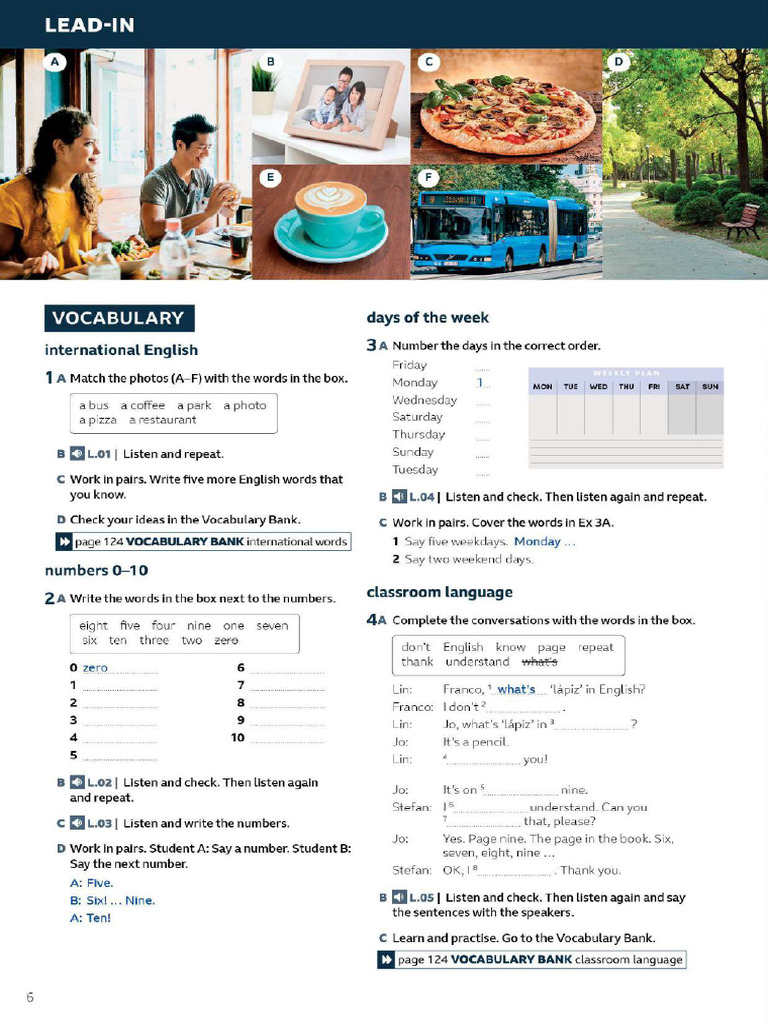 A1 SB | PDF | Grammatical Number | Noun