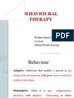 BEHAVIOUR THERAPY-bsc 3rd Yr-F