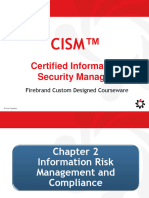 Cism Domain 2 Information Risk Management and Compliance