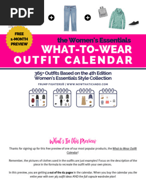 What+to+Wear+Outfit+Calendar+4th+Ed+Fall