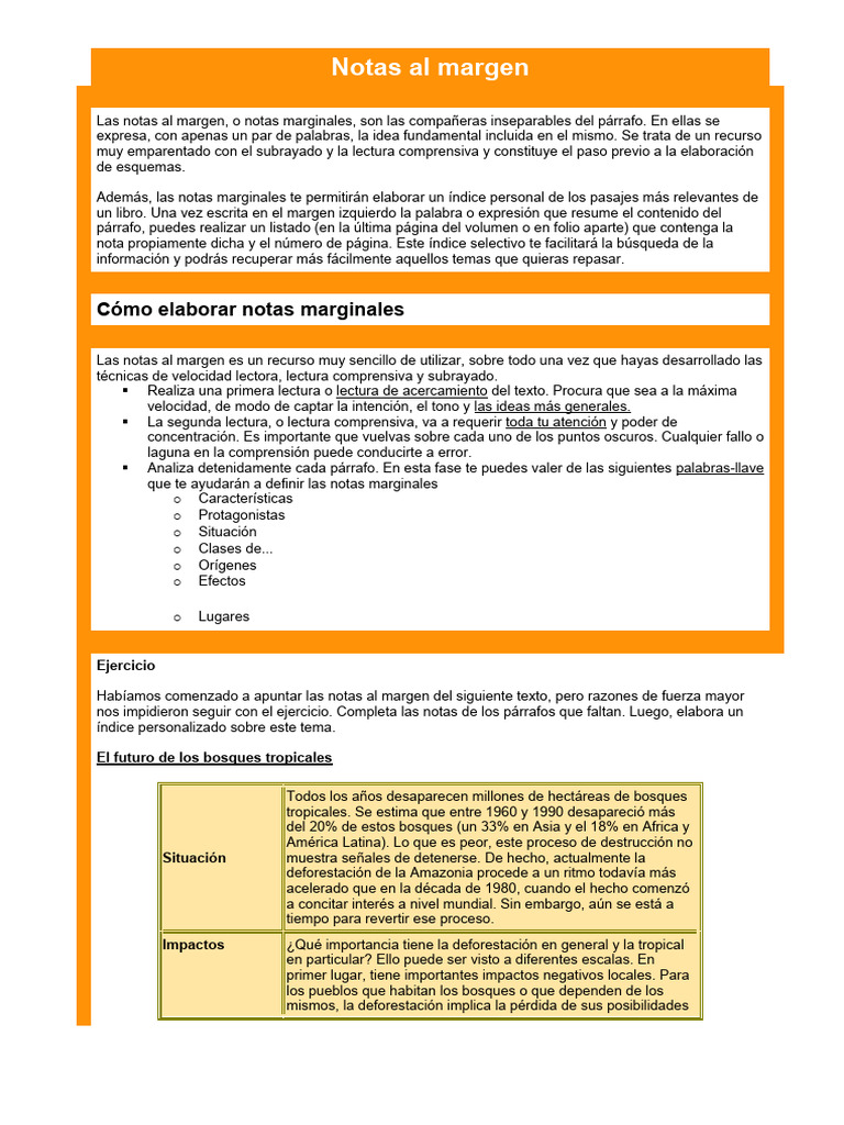 notas-al-margen | PDF | Deforestación | Gases de efecto invernadero