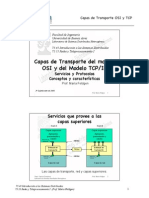 Capas de Transporte del Modelo Osi y del Modelo Tcp Ip