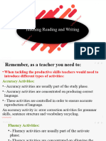 Teaching Reading and Writing and Use of Technology Edited