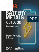 Battery Metals Outlook Q1 2023