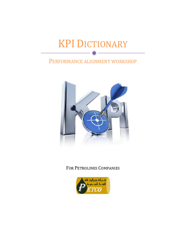 KPI Dictionary Petrolines | PDF | Net Present Value | Capital Budgeting