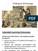 History of Med Tech (PPT 1)