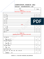 SSLC Maths 2022 Answer Key English Medium by Sarath Sir