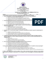 1st PERIODICAL TEST SA EDUKASYON SA PAGPAPAKATAO 4