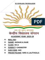 Chemistry Invest Project Akshay