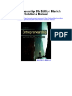 Instant Download Entrepreneurship 9th Edition Hisrich Solutions Manual PDF Full Chapter