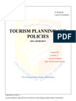 Tourism Policy