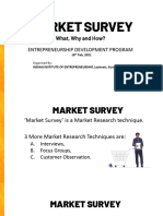 Market-Survey Entrepreneurship 