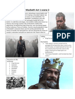 Macbeth Act1 Scene2 Quote Analysis | PDF