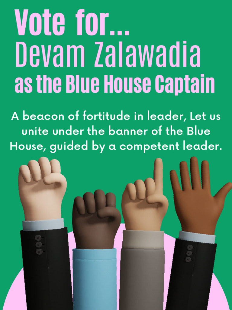 Pink and Green Campaign Posters PDF