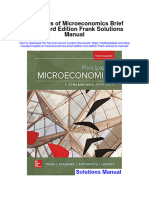 Instant Download Principles of Microeconomics Brief Edition 3rd Edition Frank Solutions Manual PDF Full Chapter