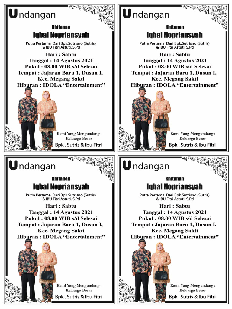 Undangan Rantang | PDF