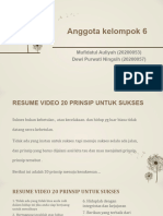 Resume Video Kesuksesan