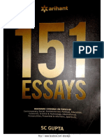 151 Essays Arihant Publications