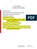 Plano Alimentar Luma Carolina Da Silva Ramos