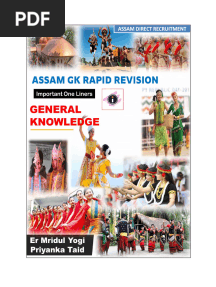 Assam GK Rapid Revision - Study - Insight