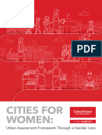 Cities For Women - Urban Assessment Framework Through A Gender Lens