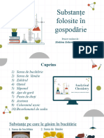 Substanțe Folosite În Gospodărie