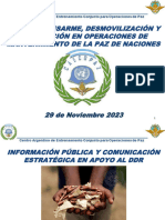 Información Pública y Comunicación Estratégica en Apoyo Al DDR