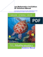 Instant Download Basic College Mathematics 3rd Edition Miller Solutions Manual PDF Full Chapter