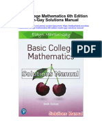 Instant Download Basic College Mathematics 6th Edition Martin Gay Solutions Manual PDF Full Chapter