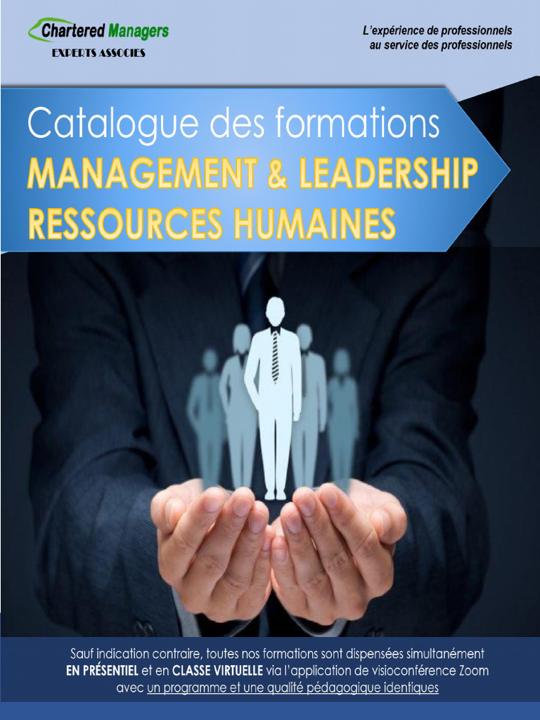 Catalogue de Formations Professionnelles | PDF | Gestion des ressources ...