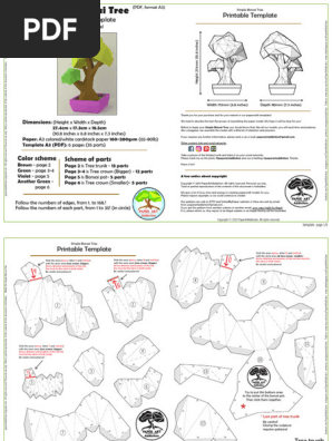 08- Simple Bonsai Tree- TEMPLATE A3