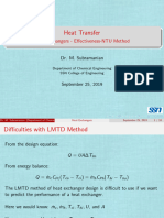HT Lecture 19 HeatExchangers Effectiveness
