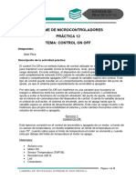 Informe de Microcontroladores Practica #12