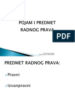 Pred Pojam Predmet Radnog Prava