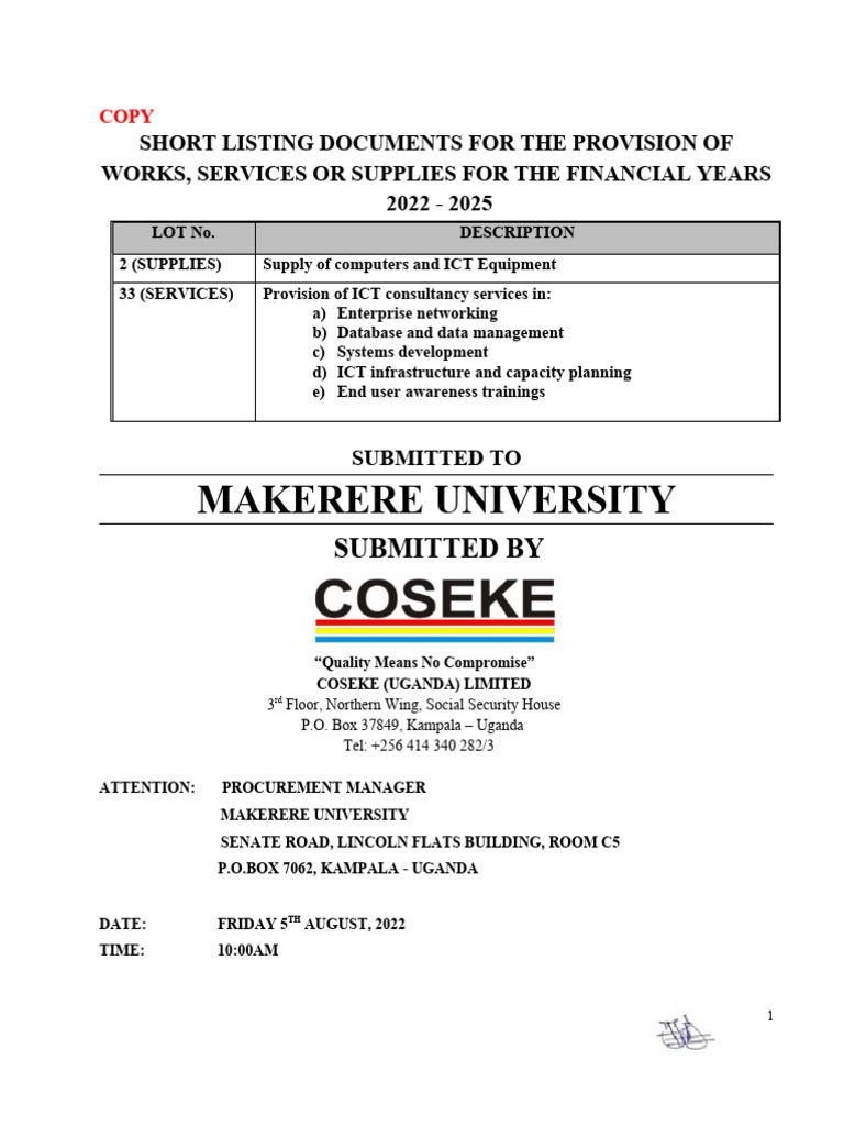 Prequalification Write Up | PDF | Image Scanner | Enterprise Resource ...