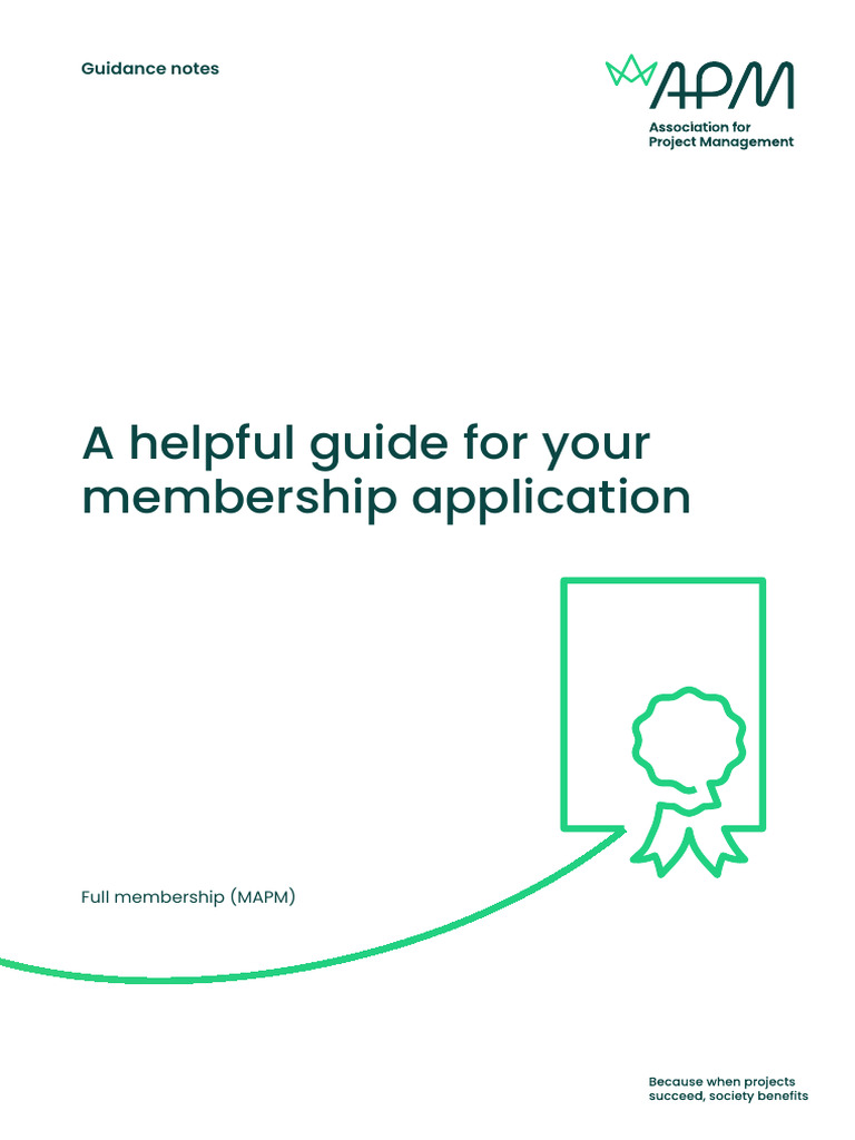 MAPM Membership Application Guide | PDF | Project Management | Experience