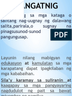 Pangatnig Na Magkatimbang at Di-Magkatimbang