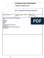 Plant and Equipment Risk Assesment