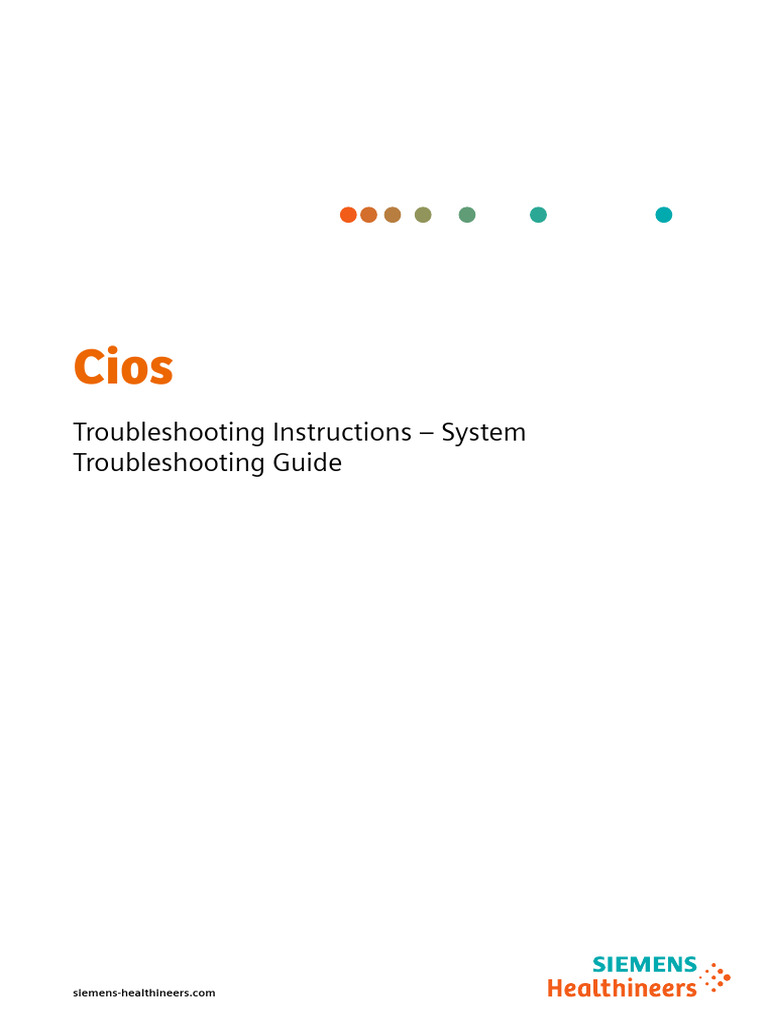 Cios Alpha Trouble Shooting Manual | PDF | Computer Keyboard | Computer ...