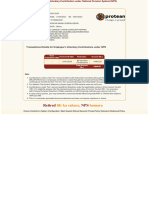 National Pension Scheme Invoice