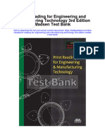 Instant Download Print Reading For Engineering and Manufacturing Technology 3rd Edition Madsen Test Bank PDF Full Chapter
