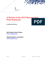 A Review of The 2012 Reynosa Gas Plant Explosion