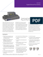 Gigabit Ethernet Smart Managed Plus Switches Ds