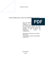 Design Instrucional À Educação Profissional On-Line