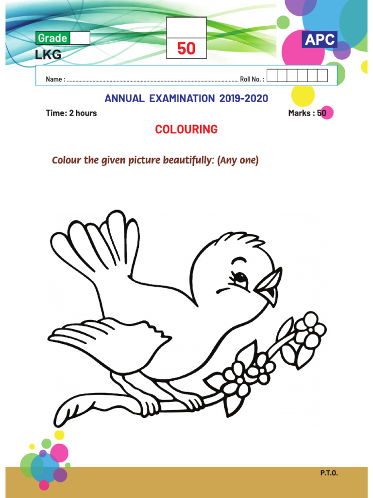 LKG Coloring | PDF