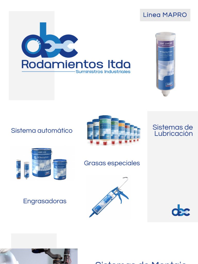 Catálogo de Productos MAPRO SKF | PDF
