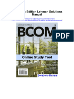 Instant Download Bcom 5th Edition Lehman Solutions Manual PDF Full Chapter