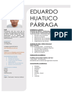 Eduardo Huatuco Párraga - CV