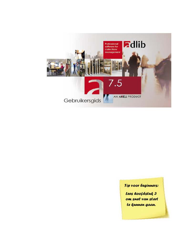 Adlib Gebruikersgids A5 | PDF
