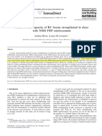 2009_Rizzo_Behavior and Capacity of RC Beams Strengthened in Shear With NSM FRP Reinforcement